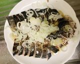 ヒラソーダの塩ネギ胡麻油作り方3写真