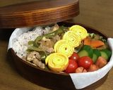 自分弁当・チンジャオ丼作り方7写真