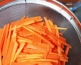 にんじん味噌ケチャップきんぴら作り方1写真
