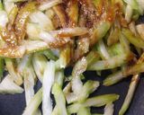 セロリの生姜焼き　簡単一品料理作り方4写真
