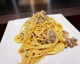 フライパン1つ！濃厚サルシッチャパスタ作り方8写真