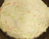 ☆簡単！山芋と豆腐でふわふわお好み焼き☆作り方5写真