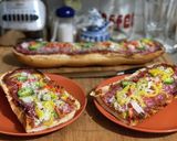 フランスパンでピザトースト作り方6写真