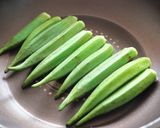 香ばしいオクラのステーキ　梅ソース作り方2写真