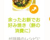 余ったお餅でお好み焼き（餅の消費に）作り方4写真