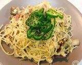 玉子のチャンプルー風塩パスタ作り方8写真