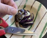 蒸し茄子 おろし添え作り方4写真