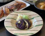 蒸し茄子 おろし添え作り方5写真