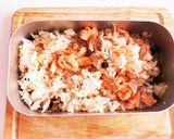 簡単　メスティンで作るシャケご飯作り方9写真