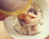 便秘解消★サバ缶で簡単するり麦お茶漬け作り方3写真