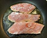 秋鮭とズッキーニの味噌バター焼き作り方2写真