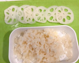 肉なし、すりおろし蓮根とチーズのはさみ焼作り方1写真