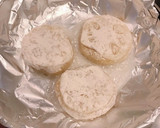 肉なし、すりおろし蓮根とチーズのはさみ焼作り方5写真