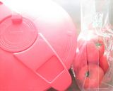 レンジ用圧力鍋で、トマトのコンポート作り方1写真