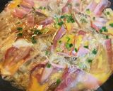 ゴボウとベーコンの卵とじ作り方4写真