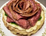 ローストビーフの甘くない肉ケーキ!作り方9写真