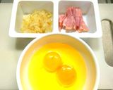 モヤシでかさ増し◎ベーコン入り天津丼作り方1写真