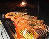 丸ごとガブリ♡海老の炭火焼き作り方2写真