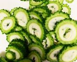 種まで食べられる、ヘルシーゴーヤチップス作り方2写真