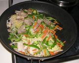 塩豚の塩焼きそば作り方5写真