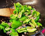 茄子と万願寺とうがらしの甘味噌炒め。作り方5写真