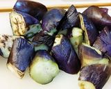 茄子と万願寺とうがらしの甘味噌炒め。作り方2写真