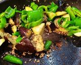 茄子と万願寺とうがらしの甘味噌炒め。作り方6写真