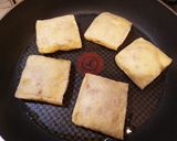 簡単！餃子風、油揚げの肉包み焼き！作り方4写真