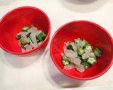 ヒラメとオクラぽん酢作り方5写真