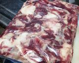 圧力鍋で時短スジ肉たっぷりスパイスカレー作り方1写真
