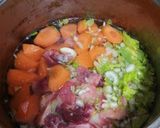圧力鍋で時短スジ肉たっぷりスパイスカレー作り方3写真
