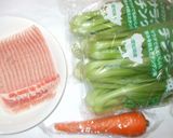 豚肉チンゲン菜中華炒めで葉酸を摂る♪簡単作り方1写真