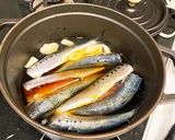 簡単!イワシのにんにくお酢煮作り方3写真