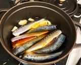 簡単!イワシのにんにくお酢煮作り方4写真