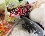 冷凍庫大掃除　海鮮そばめしチャーハン作り方1写真