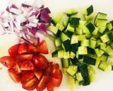 カレーに合う♪カラフルなライタ作り方1写真