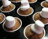 ハロウィンに☆おばけチョコマフィン作り方4写真