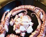 タコのアヒージョと茹で蛸の刺身作り方13写真