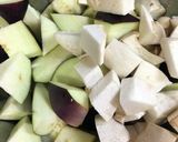 ナスとエリンギの黒酢鶏作り方3写真