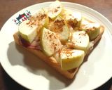香りが良い　りんごのハムチーズトースト作り方6写真