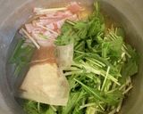 水菜とベーコンの煮浸し♪作り方2写真