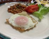 koiko亭の朝食、Beansを添えて作り方6写真