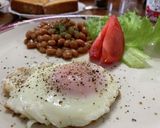 koiko亭の朝食、Beansを添えて作り方7写真