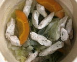 鶏と紫蘇　レモン風味のソーセージ風試作作り方3写真