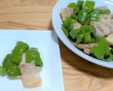 ウマすぎ!ピーマン&豚肉のめんつゆバター作り方8写真