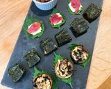 簡単おつまみ＊大葉とチーズとお刺身と＊作り方3写真
