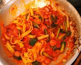ピリッとちょい辛トマトパスタ！夏バテ対策作り方7写真