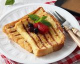 フレンチトースト　キャラメルソースかけ作り方5写真