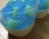 夏の海辺のような彩りのしゅわしゅわゼリー作り方5写真