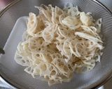 れんこんのきんぴら風作り方1写真